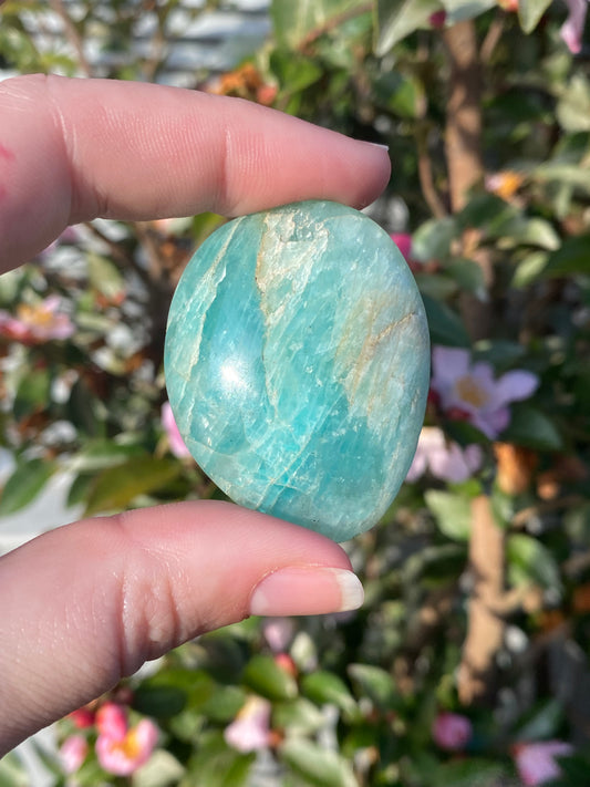 Amazonite Palm Stone - 35g