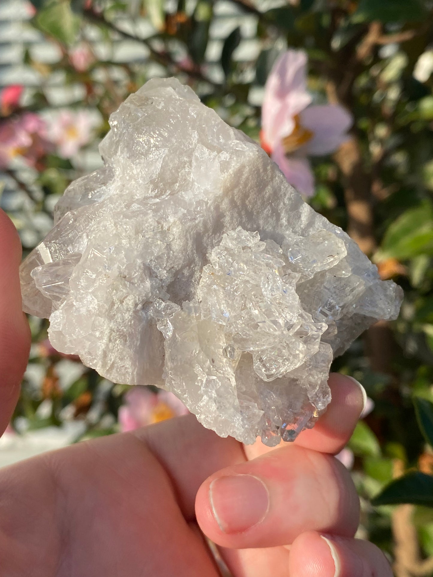 Clear Quartz Cluster - 157g