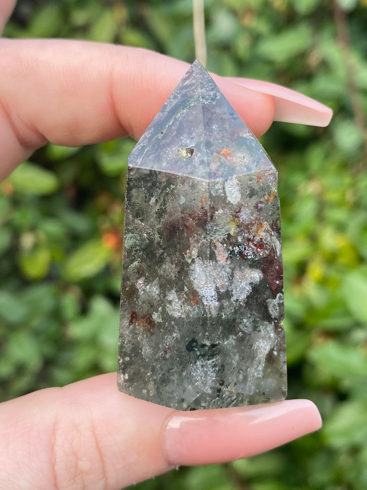 Lodolite Polished Point - 43g