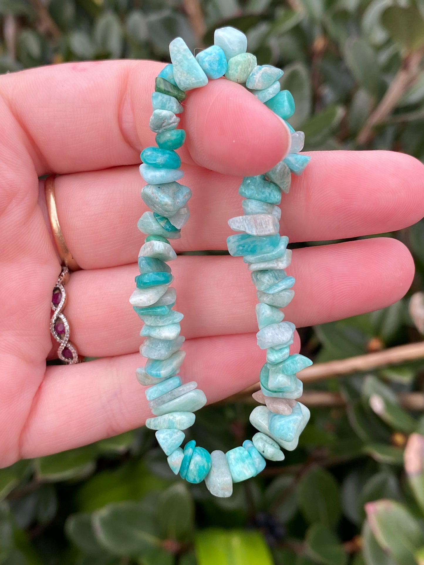 Amazonite Chip Bracelet