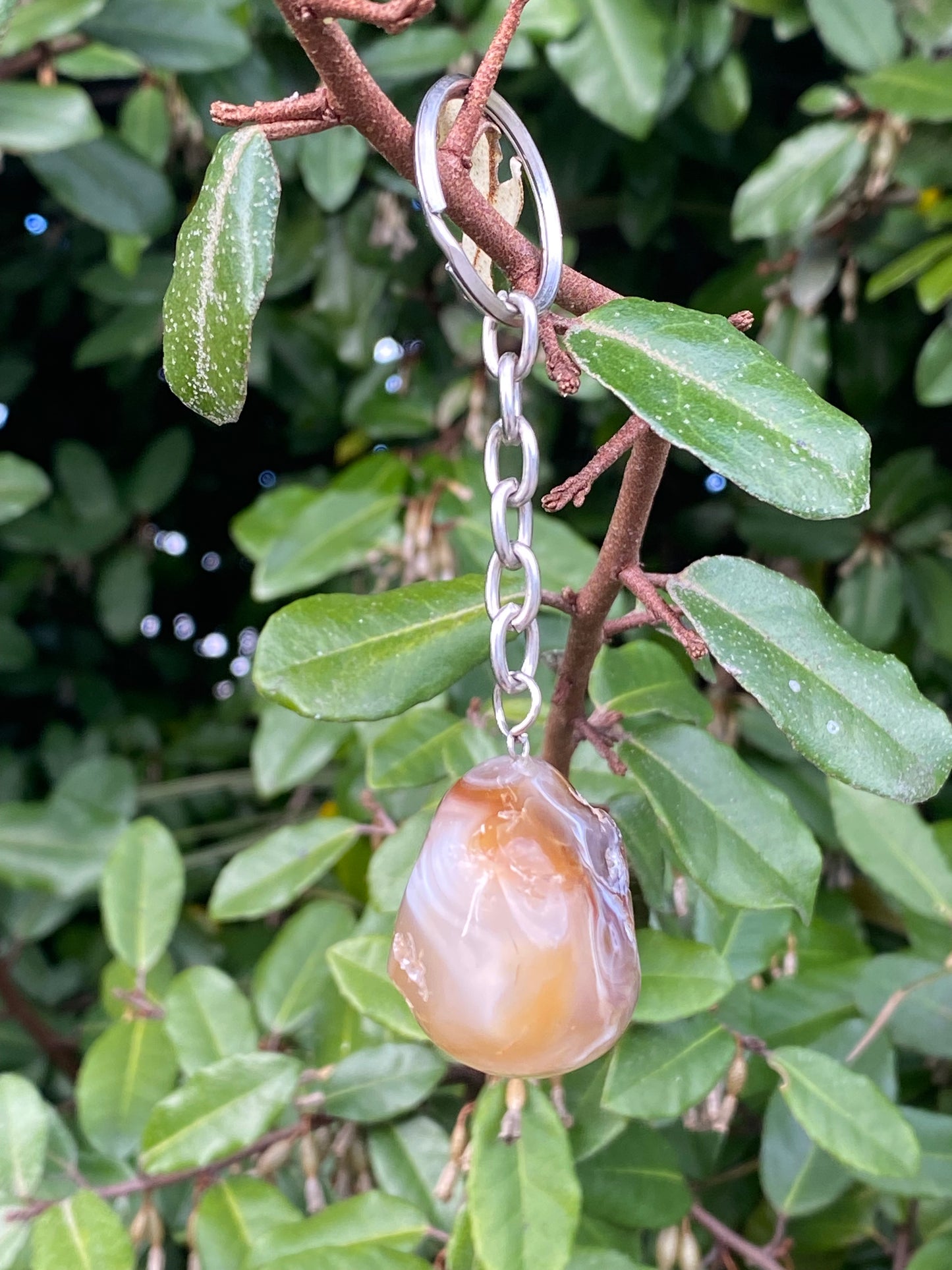 Agate Tumble Keychain