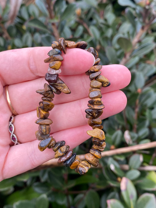 Tiger Eye Chip Bracelet