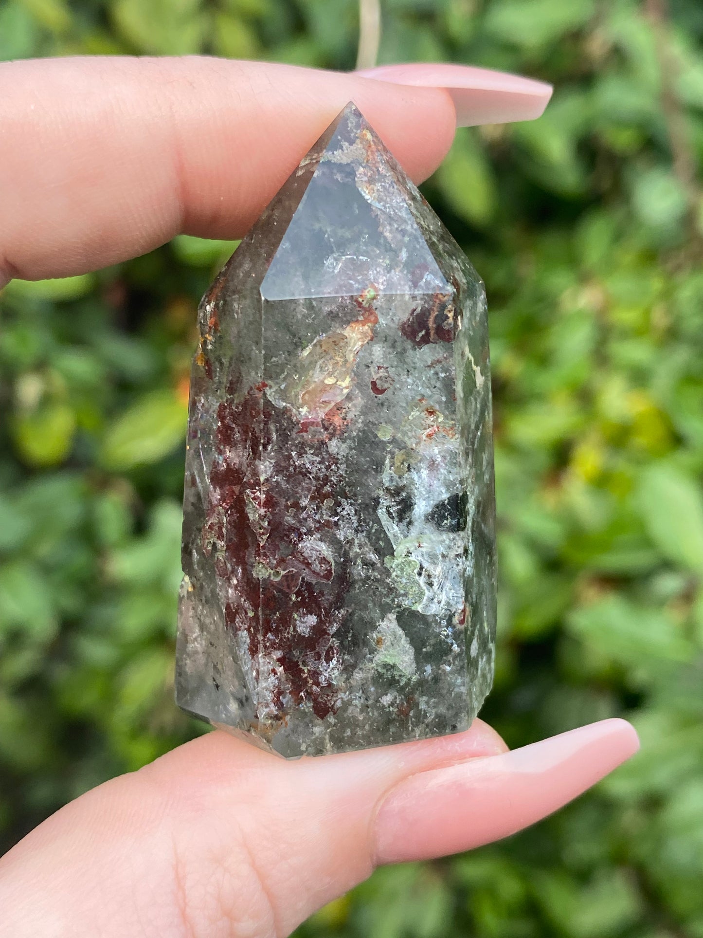 Lodolite Polished Point - 43g