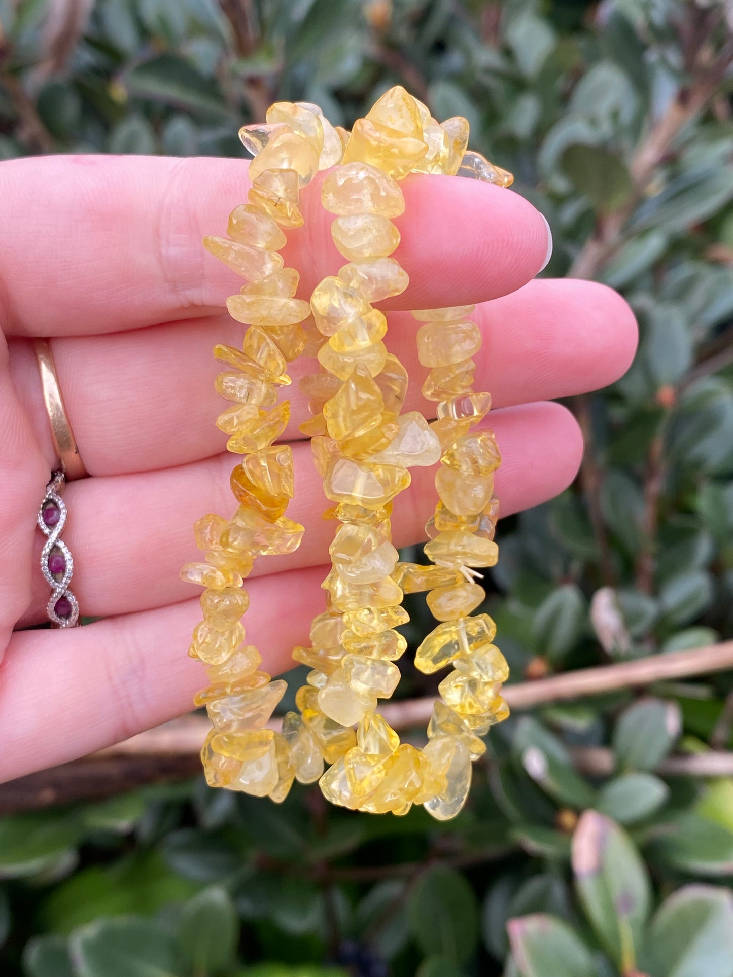 Citrine Chip Bracelet