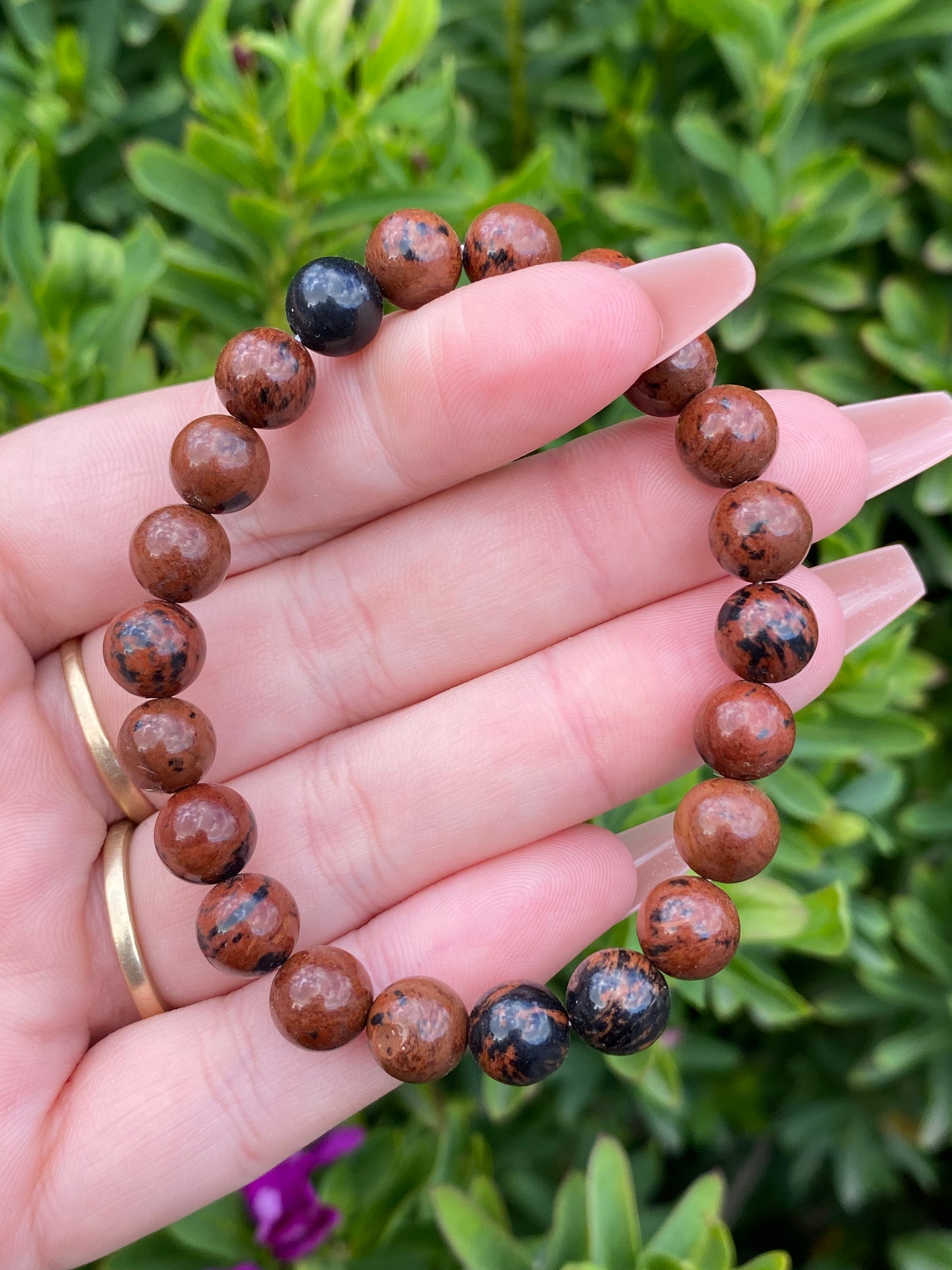 Mahogany Obsidian 8mm Bracelet