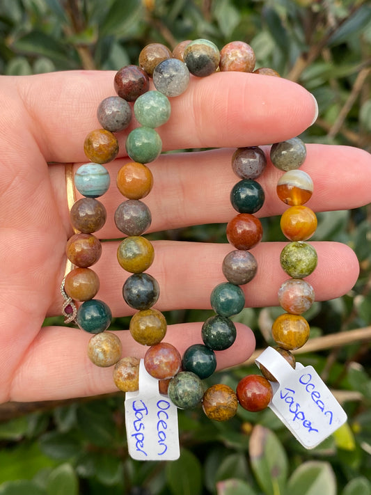 Ocean Jasper 8mm Bracelet