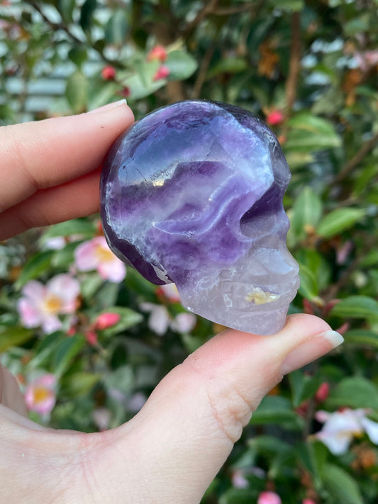 Fluorite Skull