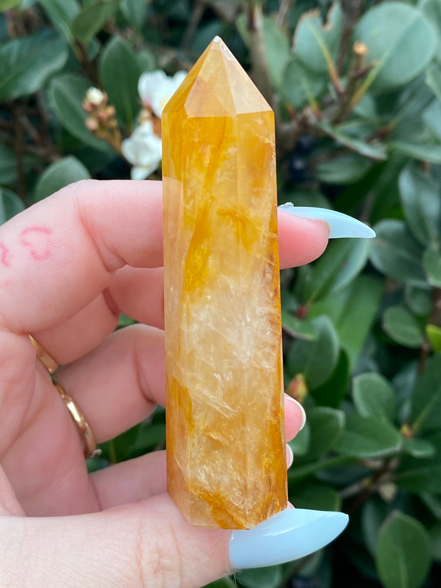 Golden Healer Quartz Polished Point - 56g