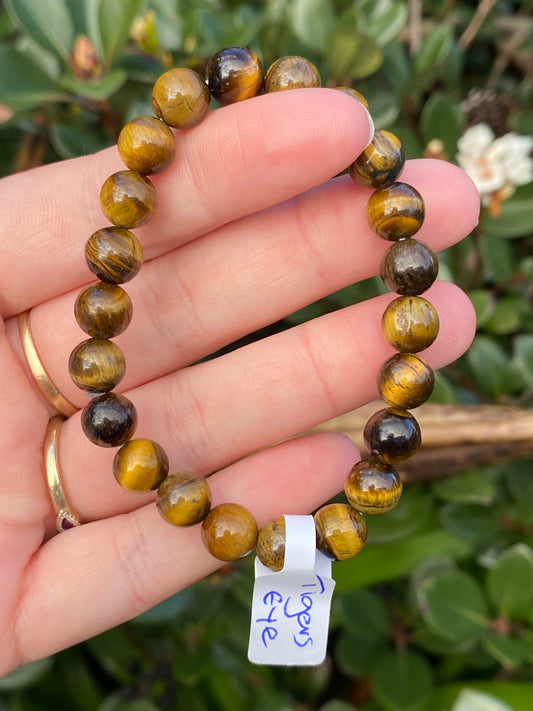 Tigers Eye 8mm Bracelet