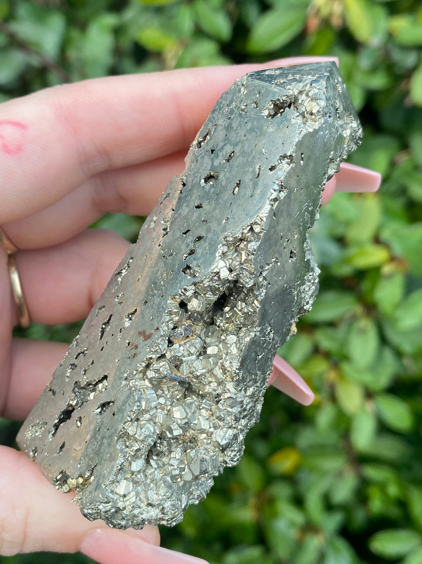 Pyrite Semi Polished Point - 223g