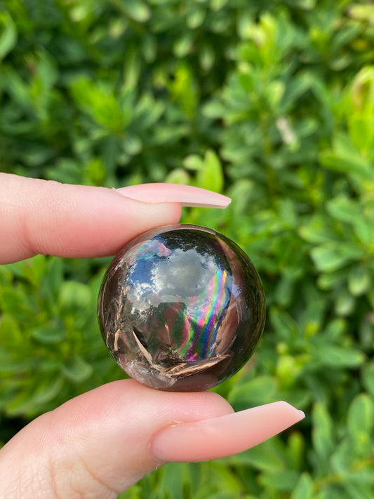 AAA Grade Smokey Quartz Sphere 28mm