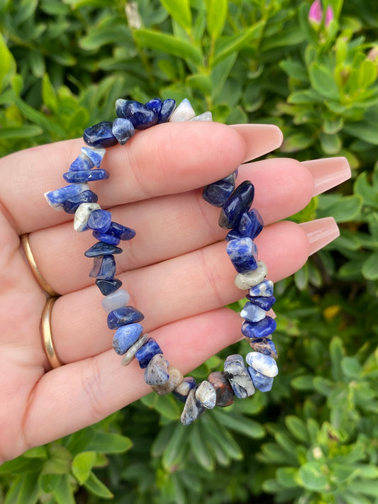 Sodalite Chip Bracelet