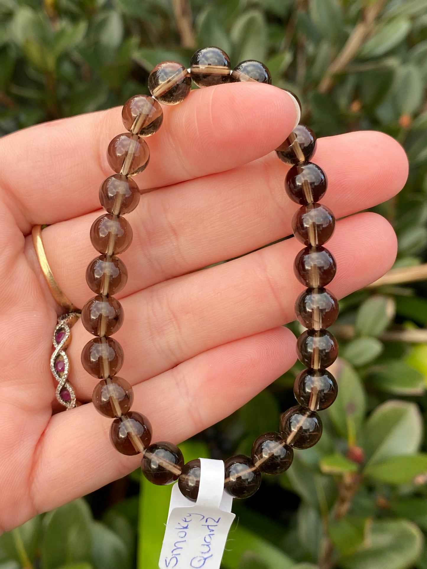 Smokey Quartz 8mm Bracelet