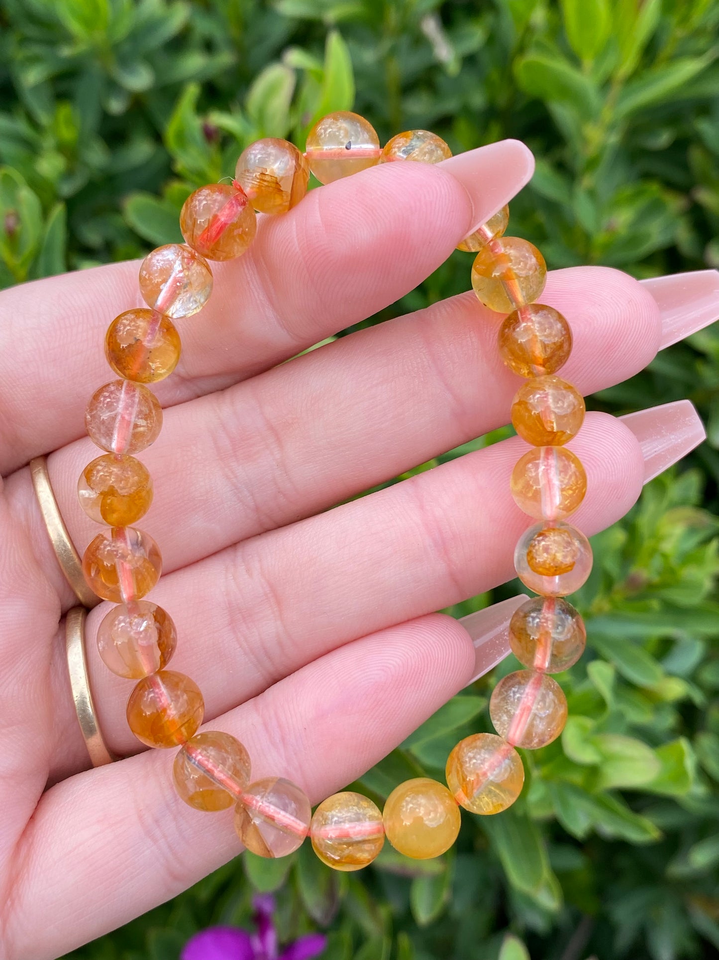 Golden Healer Quartz 8mm Bracelet